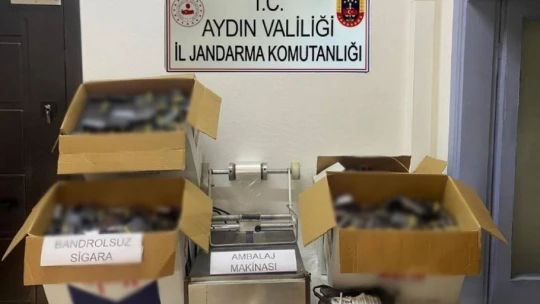 Aydın'da 11 kilo bandrolsüz tütün ele geçirildi