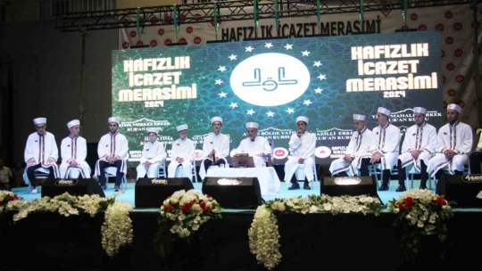 Aydın'da 133 hafız için 'hafızlık icazet merasimi' düzenlendi
