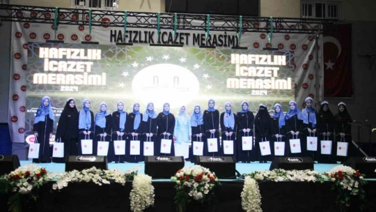 Aydın'da 133 hafız için 'hafızlık icazet merasimi' düzenlendi
