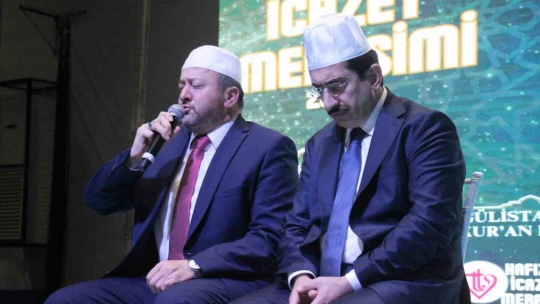 Aydın'da 133 hafız için 'hafızlık icazet merasimi' düzenlendi