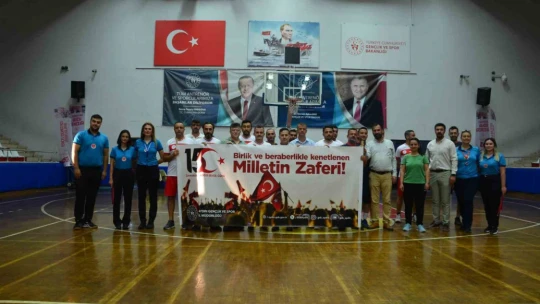 Aydın'da 15 Temmuz Voleybol Turnuvası başladı