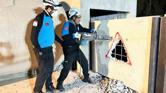 Aydın'da 17 Ağustos depreminin yıl dönümünde geniş kapsamlı tatbikat