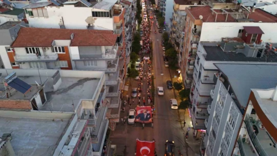 Aydın'da 19 Mayıs kutlamaları fener alayıyla taçlandı