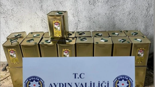 Aydın'da 2 bin 940 litre tağşiş yağ ele geçirildi