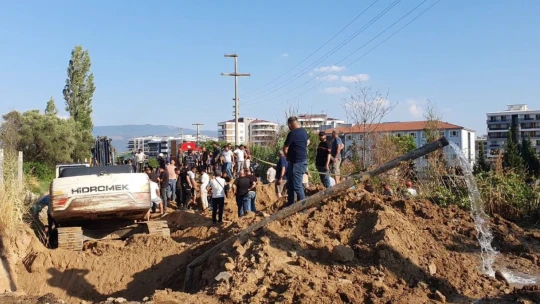 Aydın'da 3 işçinin hayatını kaybettiği içme suyu hattındaki göçükte 5 gözaltı