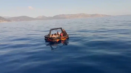 Aydın'da 30 düzensiz göçmen kurtarıldı