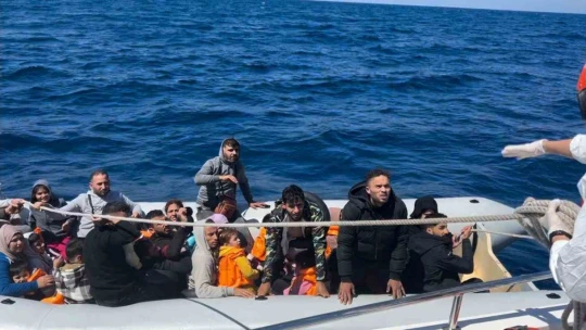 Aydın'da 34 düzensiz göçmen kurtarıldı