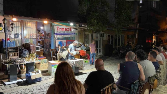 Aydın'da açık hava mezatı ilgi görüyor