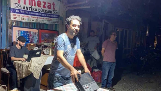 Aydın'da açık hava mezatı ilgi görüyor