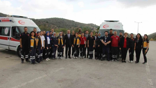 Aydın'da acil sağlık personelleri acil sürüş teknikleri ile donanıyor