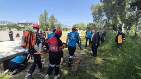 Aydın'da afetlere hazırlık tatbikatı başarıyla tamamlandı