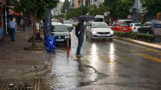 Aydın'da beklenen yağış geldi