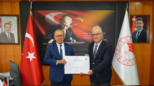 Aydın'da birinci derece tarımsal örgüt belgeleri sahiplerine takdim edildi