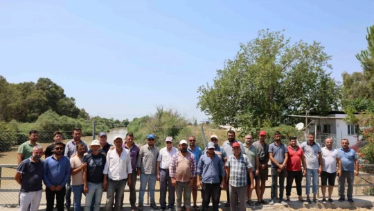 Aydın'da çiftçilerin su eylemi