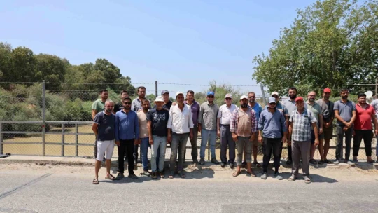 Aydın'da çiftçilerin su eylemi