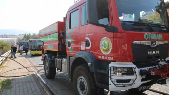 Aydın'da çıkan yangın ekipleri harekete geçirdi