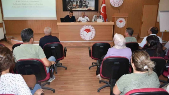 Aydın'da Coğrafi Bilgi Sistemi Portalı Uygulamaları Toplantısı düzenlendi
