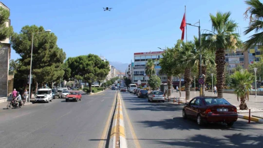 Aydın'da drone destekli asayiş ve trafik denetimi yapıldı