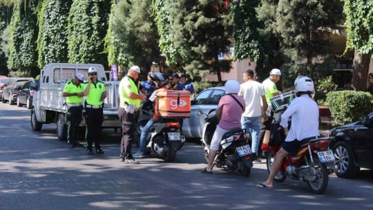 Aydın'da drone destekli asayiş ve trafik denetimi yapıldı