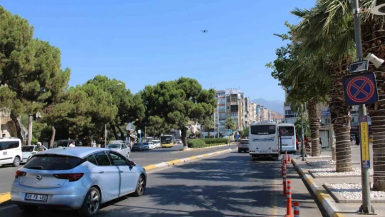 Aydın'da drone destekli asayiş ve trafik denetimi yapıldı