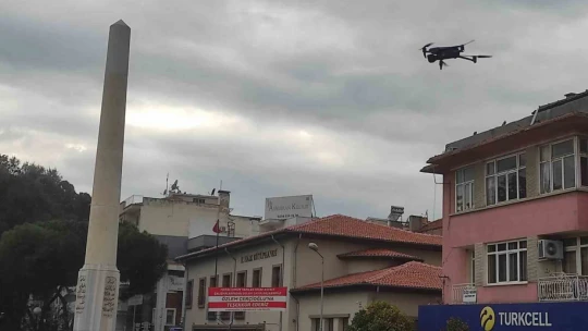 Aydın'da drone destekli trafik denetimi