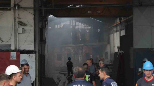 Aydın'da fabrika yangını: 9 kişi dumandan etkilendi