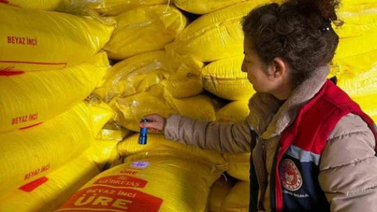 Aydın'da gübre satışı yapılan yerler denetlendi