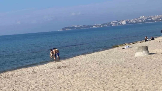 Aydın'da güneşi gören sahillere koştu