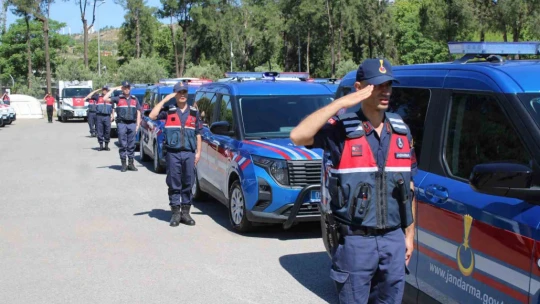 Aydın'da jandarma filosuna 52 yeni araç katıldı