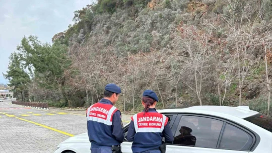 Aydın'da jandarma güvenliği sağlamak için sahada