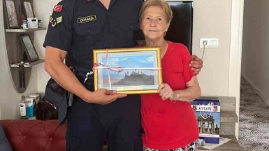 Aydın'da jandarmadan anlamlı davranış