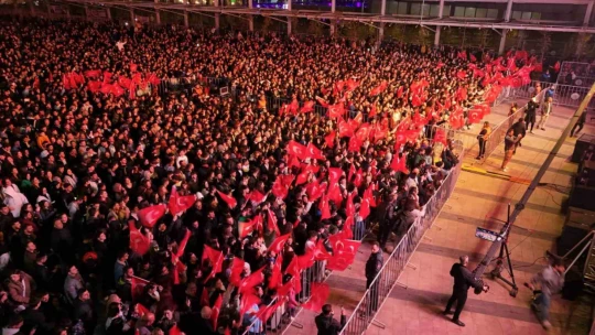 Aydın'da Kadınlar Günü konseri coşkusu