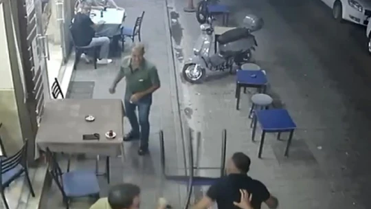 Aydın'da kahvehanede 1 kişinin öldüğü kavga kamerada