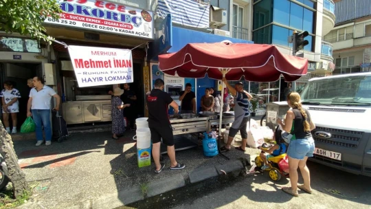 Aydın'da karpuz hayrına vatandaşlar yoğun ilgi gösterdi