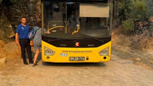Aydın'da köyler tahliye edilmeye başlandı