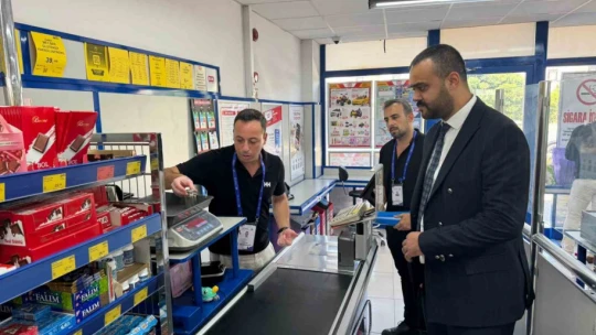 Aydın'da marketlerde tartı aletleri denetlendi