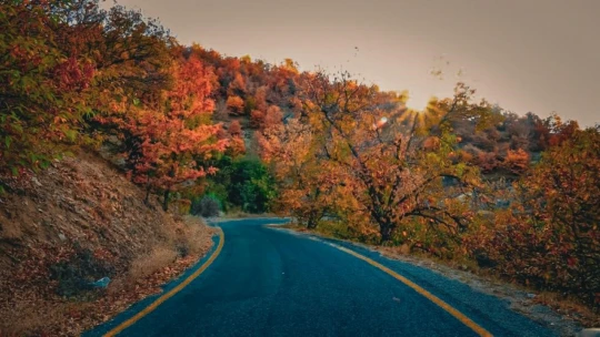 Aydın'da masalsı sonbahar ve kış manzaraları