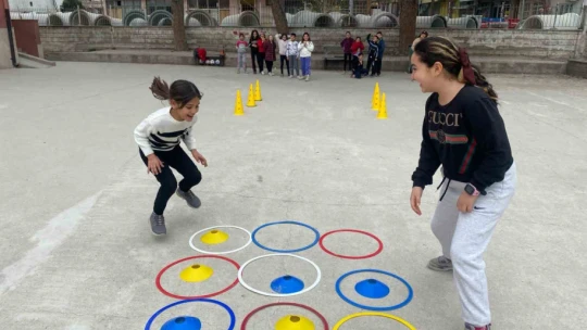 Aydın'da minikler, sporu yaşam tarzı haline getiriyor