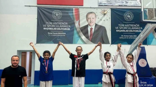Aydın'da Minikler Taekwondo Şampiyonası İl Seçmeleri gerçekleştirildi