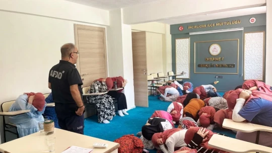 Aydın'da öğrenciler afetlere karşı bilinçlendiriliyor