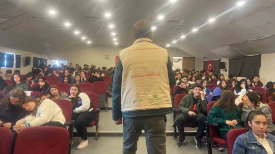 Aydın'da öğrenciler gıda israfı konusunda bilgilendirildi