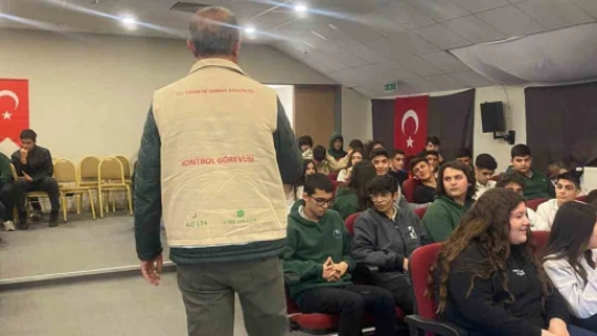 Aydın'da öğrenciler gıda israfı konusunda bilgilendirildi