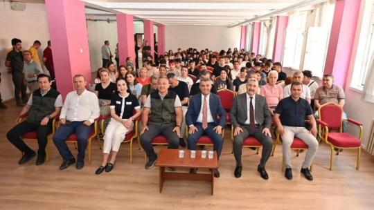 Aydın'da öğrencilere orman yangını eğitimi verildi
