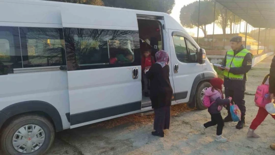 Aydın'da okul servisleri denetleniyor