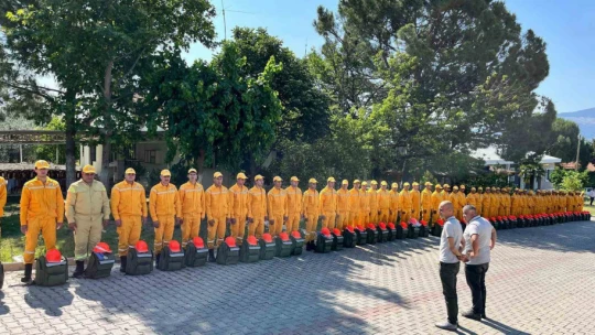 Aydın'da orman yangını ile mücadelede görev alacak personele eğitim verildi