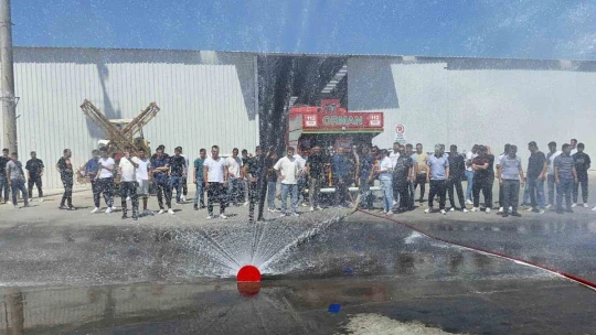Aydın'da orman yangını ile mücadelede görev alacak personele eğitim verildi