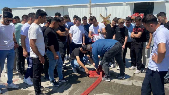 Aydın'da orman yangını ile mücadelede görev alacak personele eğitim verildi