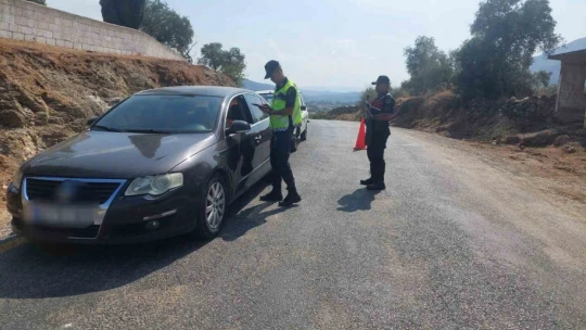 Aydın'da orman yollarında denetimler devam ediyor