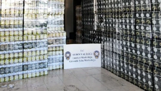 Aydın'da polis ekipleri 3,5 ton tağşiş yağ ele geçirdi