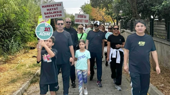 Aydın'da Sağlıklı Yaşam Yürüyüşü gerçekleşti